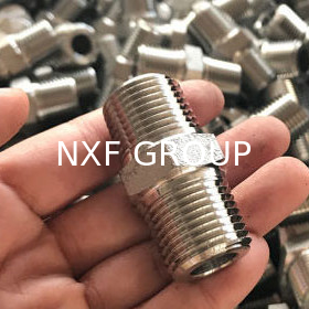 NXF Forging Technique Pipe Fittings DN 6-80 SCH 80-160 ASTM B637,AMS 5383 Alloy G-30/2.4603/UNS N06030 Hexagonal Nipple