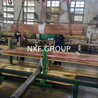 NXF GB/T 18033 EN1057 ASTM B88 Standard TP2 Cu-DHP C12200 C1220 Outside Diameter 3-800mm Wall Thickness0.2-40mm Copper Pipe