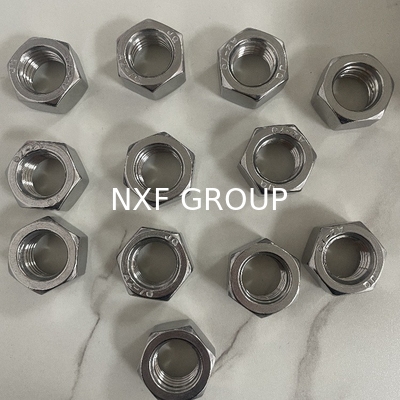 NXF DIN ISO UNI ASME Standard S32205 S31803 S32760 S32750 M6-M36 Duplex Stainless Steel fastener Hexagon Nut