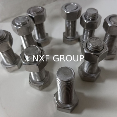 NXF DIN ISO UNI ASME Standard S32205 S31803 S32760 S32750 M6-M36 Duplex Stainless Steel fastener Hexagon Nut