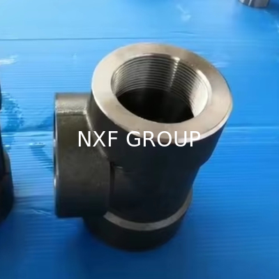 NXF ASTM B435 B572 5754 5798 Alloy X/2.4665/N06002 DN6-1200 Pipe Fittings Pressure 2000-6000lb Thread Tee