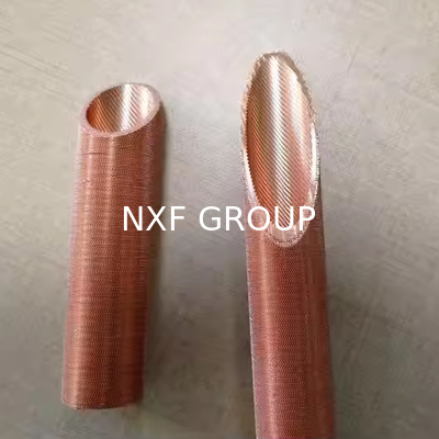 NXF GB/T 17791 Air Conditioner Heat Exchangers OD 4mm-16.5mm Wall Thickness 0.2mm-0.7mm IGT Copper Inner Grooved Tube