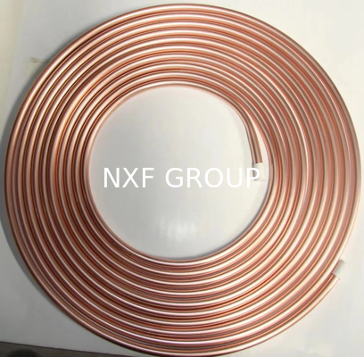 NXF GB/T 17791 ASTM B280 C12200 Cu-DHP C1220 Outside Diameter 4.76-22.22mm Wall Thickness0.50-1.15mm Copper Pancake Coil