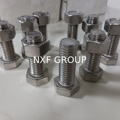 NXF DIN ISO UNI ASME Standard S32205 DUPLEX UNS S31803 M6-M36 Duplex St0ainless Steel fastener Hexagon Bolt