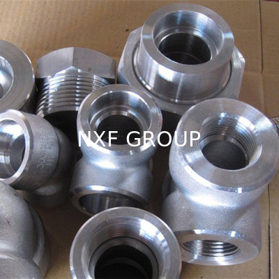 NXF 316/0Cr17Ni12Mo2/1.4401 Stainless Steel Customizable DN 6-100 Forging 2000-6000lb Pressure Different Types of Pipe Fitting