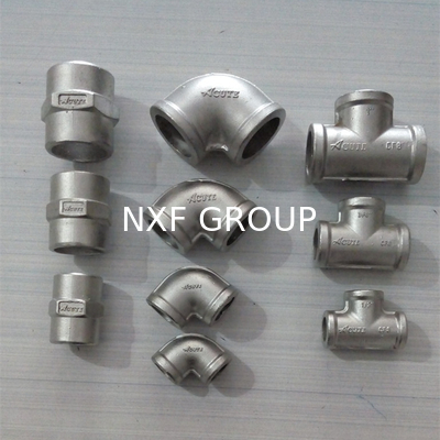 NXF 316/0Cr17Ni12Mo2/1.4401 Stainless Steel Customizable DN 6-100 Forging 2000-6000lb Pressure Different Types of Pipe Fitting