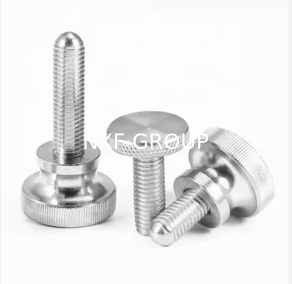 NXF ASTM A790M A479 Duplex Stainless Steel S32205 UNS S31803 S32205 DIN 1.4462 M2-M10 Round Head Knurled Thumb Screw