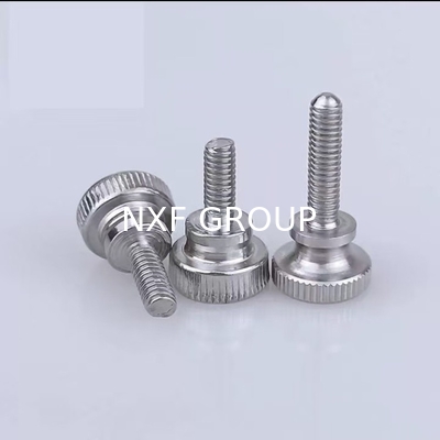 NXF ASTM A790M A479 Duplex Stainless Steel S32205 UNS S31803 S32205 DIN 1.4462 M2-M10 Round Head Knurled Thumb Screw