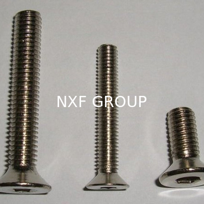 NXF DIN7991 M10 Machine 6605-Available in Inch and Metric System 316 Stainless Steel Hex Socket Countersunk Head Machine Bolt