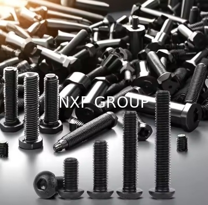 NXF ISO7380 Standard Carbon Steel AISI 1074 M1-M12 Round head Black Hex Screws Button Head Socket Bolts
