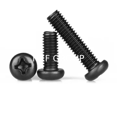 NXF ISO7380 Standard Carbon Steel AISI 1074 M1-M12 Round Head Black Hex Screws Button Head Threaded Socket Bolts