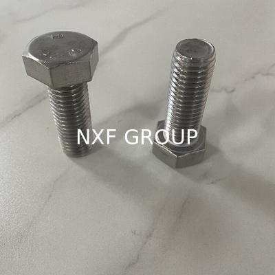 NXF DIN ISO S32205 Bolts And Nuts UNS S31803 M3-M48 Duplex Stainless Steel High Strength Hexagon Bolts For Industry Fastener