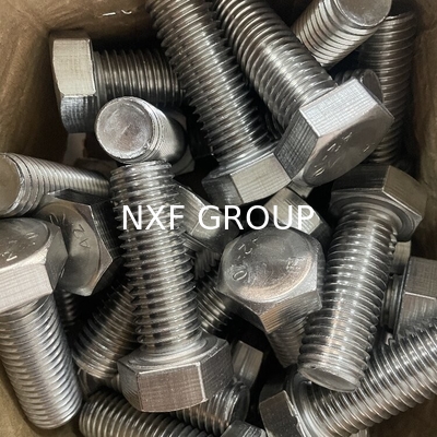 NXF DIN ISO S32205 Bolts And Nuts UNS S31803 M3-M48 Duplex Stainless Steel High Strength Hexagon Bolts For Industry Fastener
