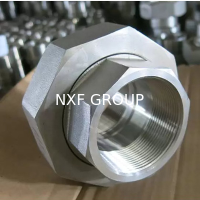NXF THD Pipe Fittings Customizable DN 6-80 Class 3000-9000 ASTM B581 Alloy G-35/UNS N06035 Threaded Union