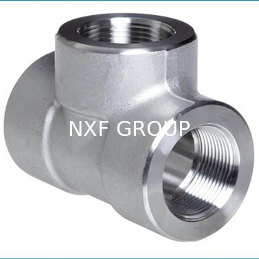 NXF DN 6-1200 Class 3000-9000 Pipe Fittings ASTM B581,ASTM B582,ASTM B619 Alloy G-35/UNS N06035 Threaded Tee