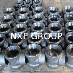 NXF DN 6-1200 Class 3000-9000 Pipe Fittings ASTM B581,ASTM B582,ASTM B619 Alloy G-35/UNS N06035 Threaded Tee