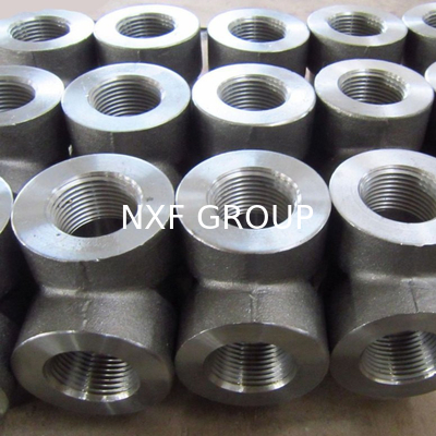 NXF DN 6-1200 Class 3000-9000 Pipe Fittings ASTM B581,ASTM B582,ASTM B619 Alloy G-35/UNS N06035 Threaded Tee