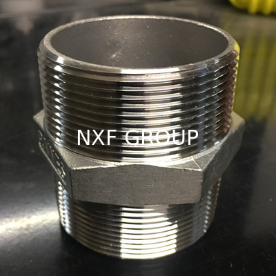 NXF Forging Technique Pipe Fittings DN 6-80 SCH 80-160 ASTM B581 Alloy G-35 Hexagonal Nipple