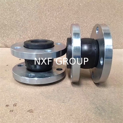 NXF DN 25-600 316/0Cr17Ni12Mo2/1.4401 Stainless Steel Flanged Type Flexible Single Sphere Rubber Expansion Joint