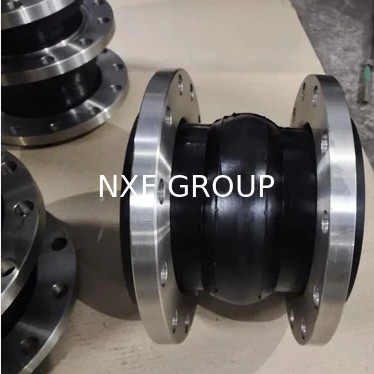 NXF DN 25-600 316/0Cr17Ni12Mo2/1.4401 Stainless Steel Flanged Type Flexible Single Sphere Rubber Expansion Joint