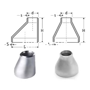 NXF ASTM UNSS31603 316L/00Cr17Ni14Mo2/1.4404 DN 15-1200 SCH10-XXS Stainless Steel 316L Butt Welding Reducers