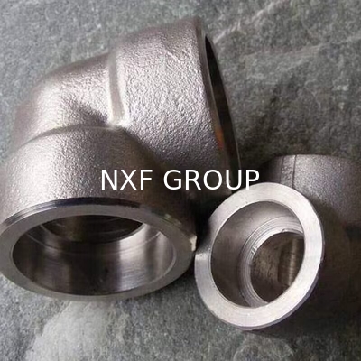 NXF ASTM A240 316H /1Cr17Ni12Mo2/31609 DN15-1200  Class 150-2500 Stainless Steel 316H SW 90° Or 45° Socket Welding Elbow