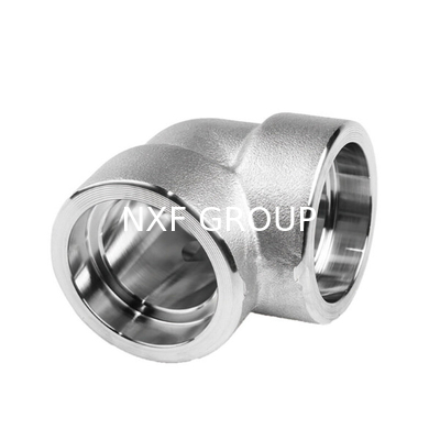 NXF ASTM A240 316H /1Cr17Ni12Mo2/31609 DN15-1200  Class 150-2500 Stainless Steel 316H SW 90° Or 45° Socket Welding Elbow