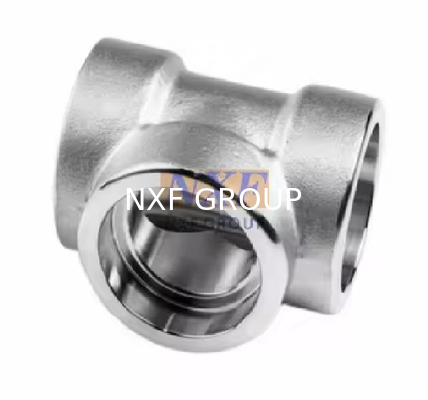 NXF ASTM UNSS31603 316L/00Cr17Ni14Mo2/1.4404 DN15-1200 Class150-Class2500 Stainless Steel 316L Socket Welding Tee