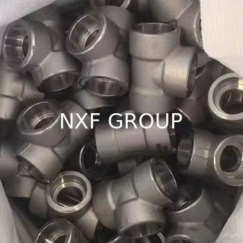 NXF ASTM UNSS31603 316L/00Cr17Ni14Mo2/1.4404 DN15-1200 Class150-Class2500 Stainless Steel 316L Socket Welding Tee