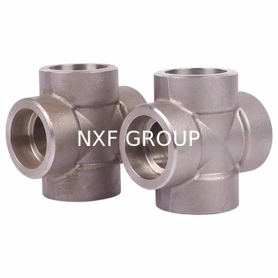 NXF ASTM UNSS31603 316L/00Cr17Ni14Mo2/1.4404 DN 15-1200 Class150-Class2500 Stainless Steel 316L Socket Welding Cross