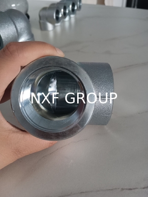 NXF ASTM UNSS31603 316L/00Cr17Ni14Mo2/1.4404 DN 15-1200 Class150-Class2500 Stainless Steel 316L Threaded 45 And 90 Degree Elbow