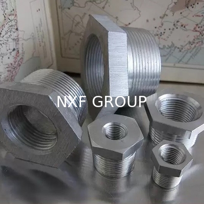 NXF ASTM A240 316H /1Cr17Ni12Mo2/31609 DN15-1200  Class 150-2500 Stainless Steel 316H Forging Threaded Hexagon Head Bushing