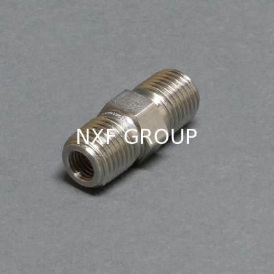 NXF ASTM A240 316H /1Cr17Ni12Mo2/31609 DN15-1200  Class 150-2500 Stainless Steel 316H Forging Threaded Hexagonal Nipple