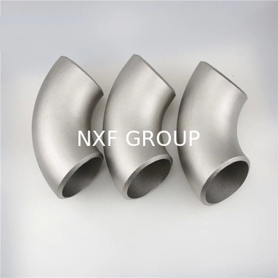 NXF ASTM JIS EN 316Ti/0Cr18Ni12Mo2Ti  DN15-1200 SCH10-XXS Stainless Steel 316Ti BW 90° or 45° L/R S/R Butt Welding Elbow