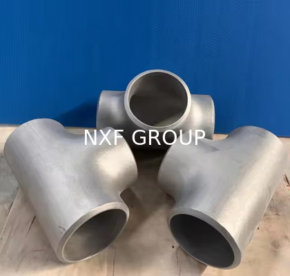 NXF ASTM JIS EN GOST 316Ti/0Cr18Ni12Mo2Ti DN15-1200 SCH10-XXS Stainless Steel 316Ti  Butt Welding Straight or Reducer Tee