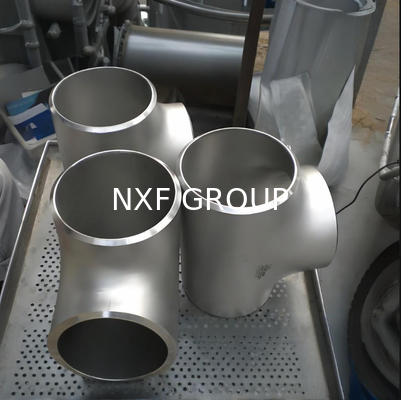 NXF ASTM JIS EN GOST 316Ti/0Cr18Ni12Mo2Ti DN15-1200 SCH10-XXS Stainless Steel 316Ti  Butt Welding Straight or Reducer Tee