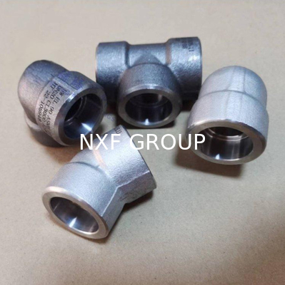 NXF ASTM JIS EN GOST 316Ti/0Cr18Ni12Mo2Ti DN15-1200  Class 150-2500 Stainless Steel 316Ti SW 90° or 45° Socket Welding Elbow