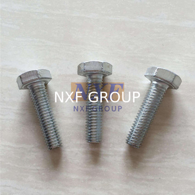 NXF S235JR/A105JRB/DINST37-2/JISSS400/ASTMA283C M3-M48 4-360MM Steel S235JR/A105JRB Galvanized Hex Head Bolts