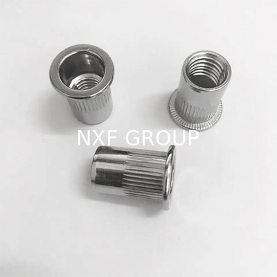 NXF ASTM JIS EN  Stainless Steel 316/0Cr17Ni12Mo2/1.4401 Diameter M3-M48 Length 4-360MM  Flat Head Vertical Grain Nuts