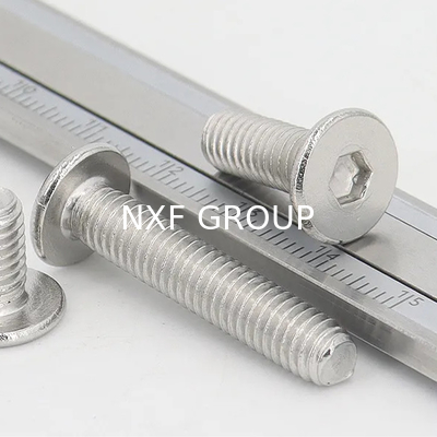 NXF ASTM UNSS31603 316L/00Cr17Ni14Mo2/1.4404 M10-M16 25-110Length SS 316L Internal Hex of Wylindrical Head Bolt