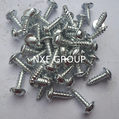 NXF ASTM DIN JIS Stainless Steel 316/0Cr17Ni12Mo2/1.4401 35mm Plain Cross Pan Head Round Head Self-Tapping Screw Threaded Screw