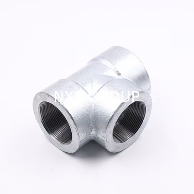 NXF ASTM UNS S31653 316LN/00Cr17Ni13Mo2N/s31653 DN15-1200 Class150-Class2500 Stainless Steel 316LN Threaded Tee