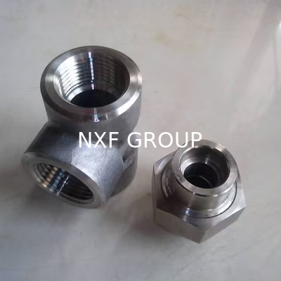NXF ASTM UNS S31653 316LN/00Cr17Ni13Mo2N/s31653 DN15-1200 Class150-Class2500 Stainless Steel 316LN Threaded Tee