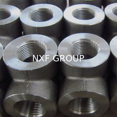 NXF ASTM UNS S31653 316LN/00Cr17Ni13Mo2N/s31653 DN15-1200 Class150-Class2500 Stainless Steel 316LN Threaded Tee