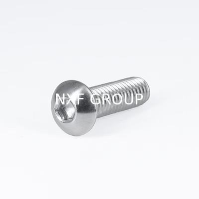 NXF ASTM UNS S31653 316LN/00Cr17Ni13Mo2N/s31653 M3-M6 Length6-30MM Stainless Steel 316LN Hex Socket Flat Round Head Screw
