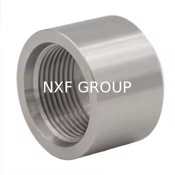 NXF ASTM JIS EN 316Ti/0Cr18Ni12Mo2Ti DN15-1200  Class 150-2500 Stainless Steel 316Ti  Forging High Pressure Threaded Cap