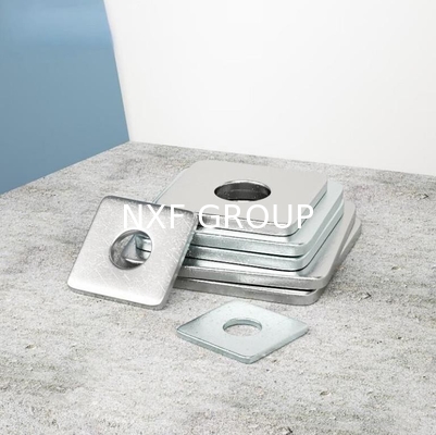 NXF S235JR/A105JRB/DINST37-2/JISSS400/ASTMA283C DIN934 Fasteners Carbon Steel Galvanized Square Gasket with Holes