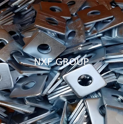 NXF S235JR/A105JRB/DINST37-2/JISSS400/ASTMA283C DIN934 Fasteners Carbon Steel Galvanized Square Gasket with Holes