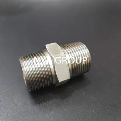 NXF ASTM A240 316Ti/0Cr18Ni12Mo2Ti DN15-1200  Class 150-2500 Stainless Steel 316Ti Forging Threaded Hexagonal Nipple