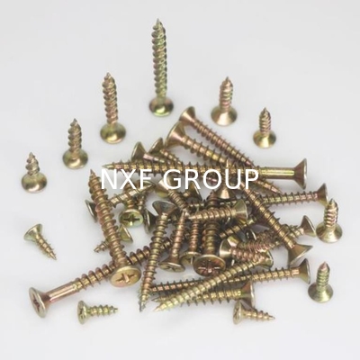 NXF ASTM UN 235JR/A105JRB/DINST37-2/JISSS400/ASTMA283C 25mm Galvanized Countersunk Self-tapping Screws